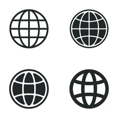 Leinwandbilder - Go to web icon template color editable. website symbol vector sign isolated on white background illustration for graphic and web design.