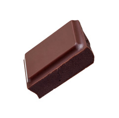 chocolate piece sweet food dessert falling