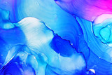 Fototapeta Koty - Alcohol ink abstract texture