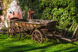 stary drewniany wóz