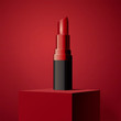 Attractive red lipstick product