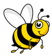 Biene Logo Clipart Honig fliegen