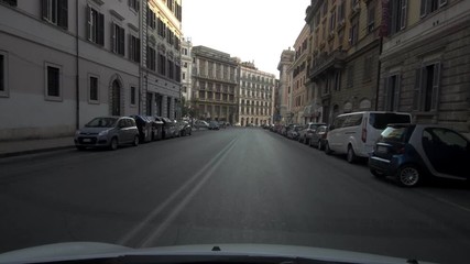 Wall Mural - March 18th 2020, Rome, Italy: View of the Cavour Street without tourists due to the quarantine