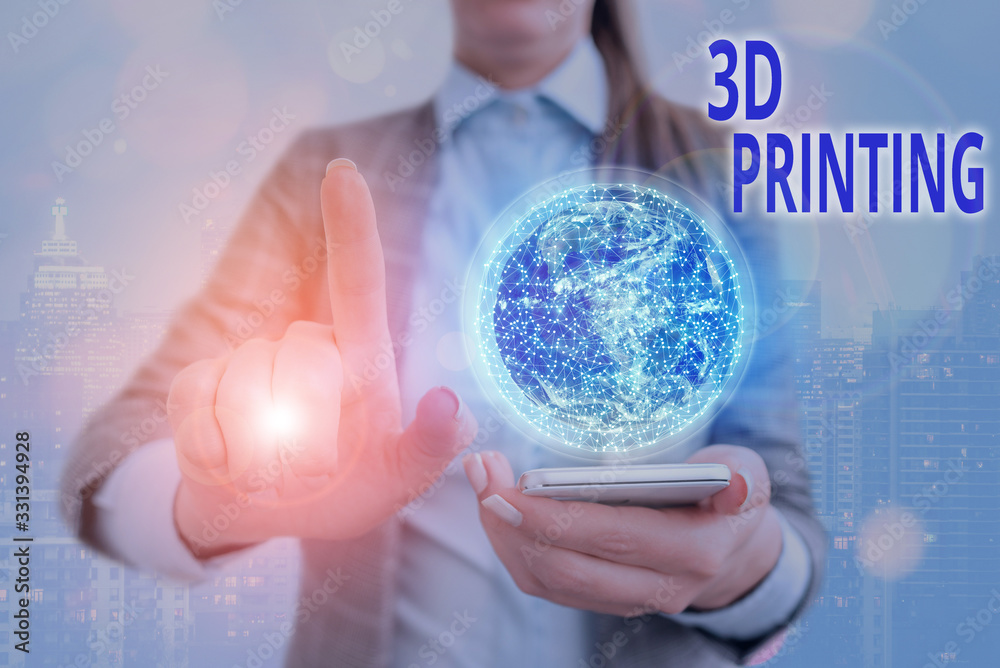 Handwriting text writing 3D Printing. Conceptual photo making a ...