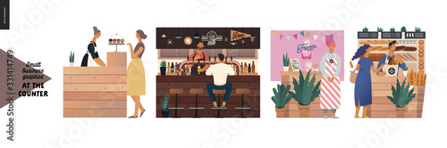 Cuadros en Lienzo Counters -small business graphics