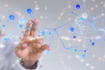 internet net and data digital concept.