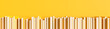 © Salih - Yellow books isolated on yellow background with copy space. Creative background for education or business concept design. with text space. 3D illustration