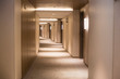 long corridor in a hotel