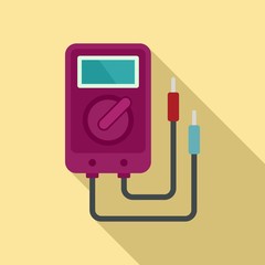 Poster - Multimeter icon. Flat illustration of multimeter vector icon for web design