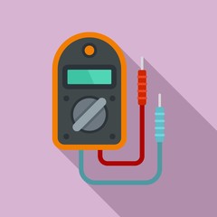 Poster - Multimeter tester icon. Flat illustration of multimeter tester vector icon for web design