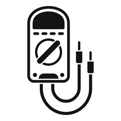 Poster - test multimeter icon. simple illustration of test multimeter vector icon for web design isolated on 