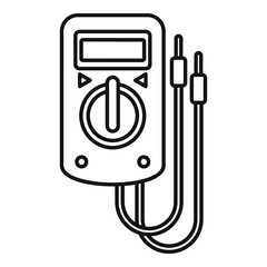Poster - diagnostic multimeter icon. outline diagnostic multimeter vector icon for web design isolated on whi