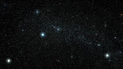 Wall Mural - 4k animated abstract starry sky background