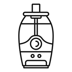 Poster - Climate air purifier icon. Outline climate air purifier vector icon for web design isolated on white background