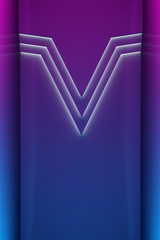 Sticker - strict dark purple background with light lines