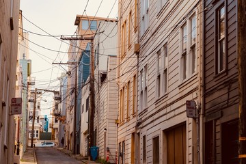Naklejka na meble San Francisco city center in California