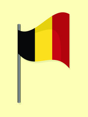 Wall Mural - Belgium national flag 