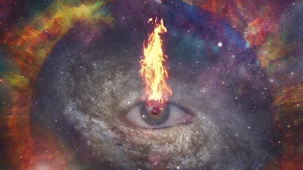Wall Mural - burning eye