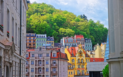 Fotografía Street and building architecture of Karlovy Vary