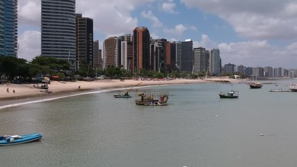 Wall Mural - Praia do Mucuripe em Fortaleza, Ceara, Brasil