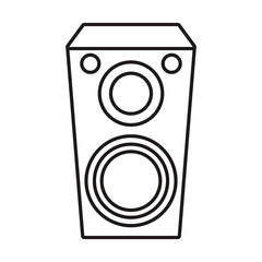 Canvas Print - speaker sound audio device icon