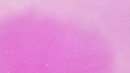 Poster - glitter particle drifting and twinkling on color background 