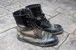 © lunatic67 - Old, worn and dirty combat boot