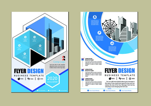 Brochure design, cover modern layout, annual report, poster, flyer in A4 with colorful triangles, geometric shapes for tech, science, market with light background