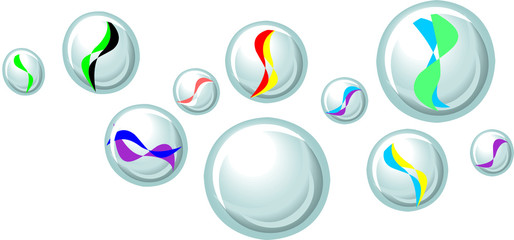 Abstract texture with spheres , vector design illustration 