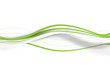 Welle Wellen Grün Band Banner Streifen Business