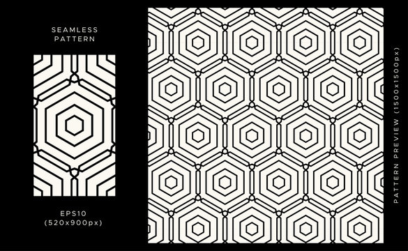 Seamless geometric pattern. Trendy textile, fabric, wrapping, backdrop, background. Modern stylish abstract texture. Vector illustration.