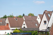 Wohnhäuser, Einfamilienhäuser, Wohngebäude, Dächer, Bremen, Deutschland, Europa