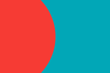 An abstract blue and red color blocking background image.