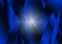 Blue Black Stripes 3d, Lines, Abstract Background, For Holiday, Postcard, Invitation, Presentation