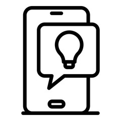 Poster - Startup innovation icon. Outline startup innovation vector icon for web design isolated on white background