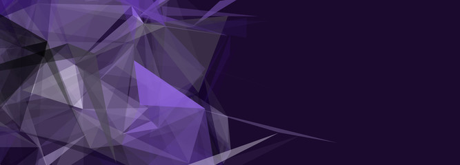 Aufkleber - Colored polygonal space. Digital background. Triangular futuristic business wallpaper. Vector Illustration