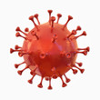 Coronavirus 2019-nCov a small infectious agent. An Illustration of a viral infection COVID-19 that is gaining momentum worldwide. 3D render.