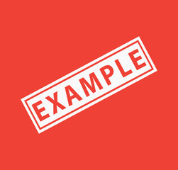 example stamp icon vector logo design template