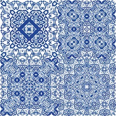 Naklejka na meble Decorative color ceramic azulejo tiles.