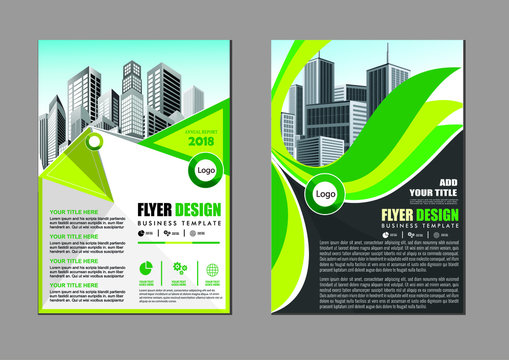 Brochure design, cover modern layout, annual report, poster, flyer in A4 with colorful triangles, geometric shapes for tech, science, market with light background