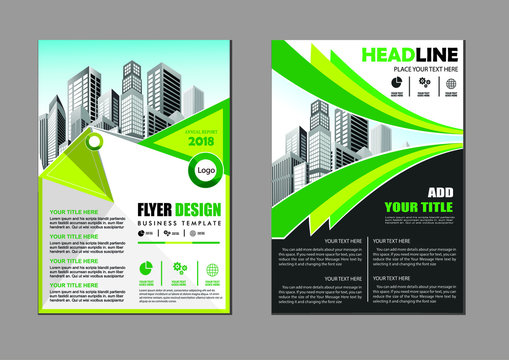 Brochure design, cover modern layout, annual report, poster, flyer in A4 with colorful triangles, geometric shapes for tech, science, market with light background