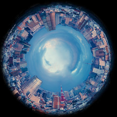 Fototapete - 都市