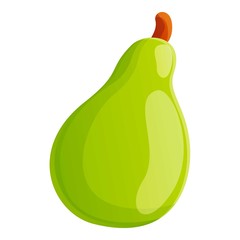 Poster - Avocado fruit icon. Cartoon of avocado fruit vector icon for web design isolated on white background