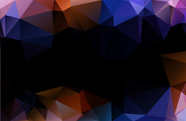 Wall Mural - Background from triangles. Abstract disco background of rainbow colors. Bright lights. Eps10 illustration