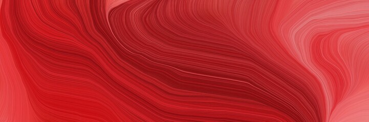 Aufkleber - very creative banner with firebrick, pastel red and dark red color. contemporary waves design