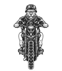 Canvas Print - Vintage motorcycle concept