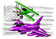 Flight evolution. Vector illustration icons set design