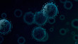 © 19merlin88 - Corona Virus unter Blauem Licht – 3D-Rendering