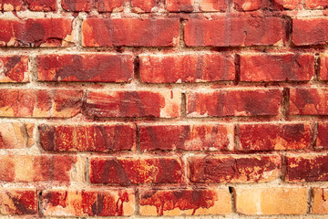 red brick wall background