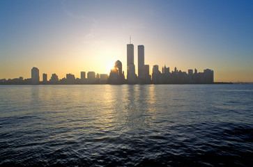 Fototapete - Skyline of New York City from New Jersey